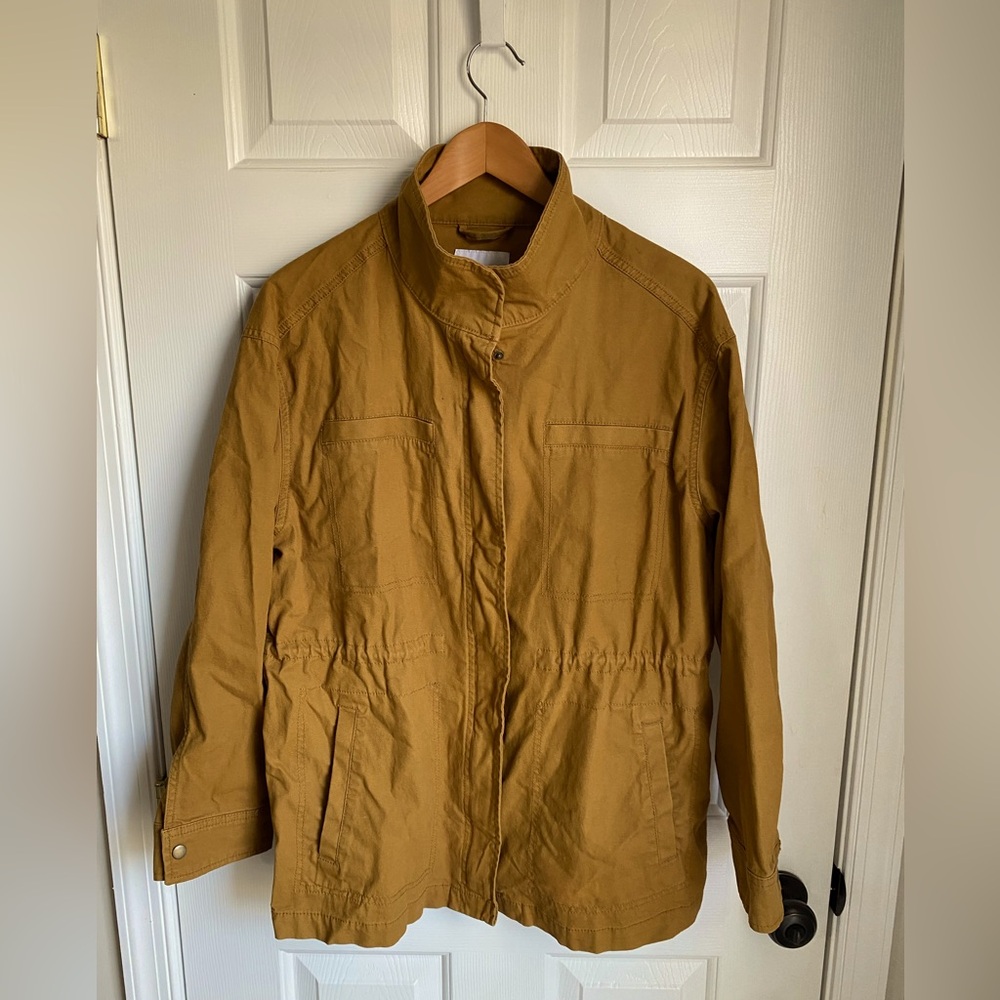 Old Navy Barn Utility Jacket with Adjustable Waist
